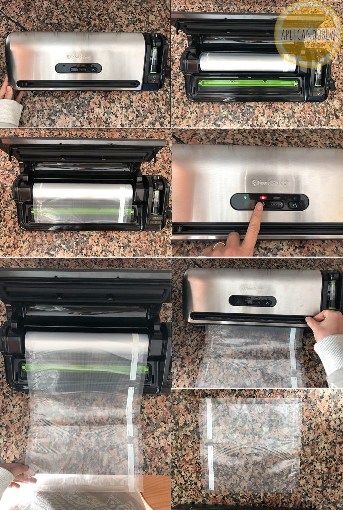 Cómo usar bolsas de vacío para empacar / sellar frutas y verduras